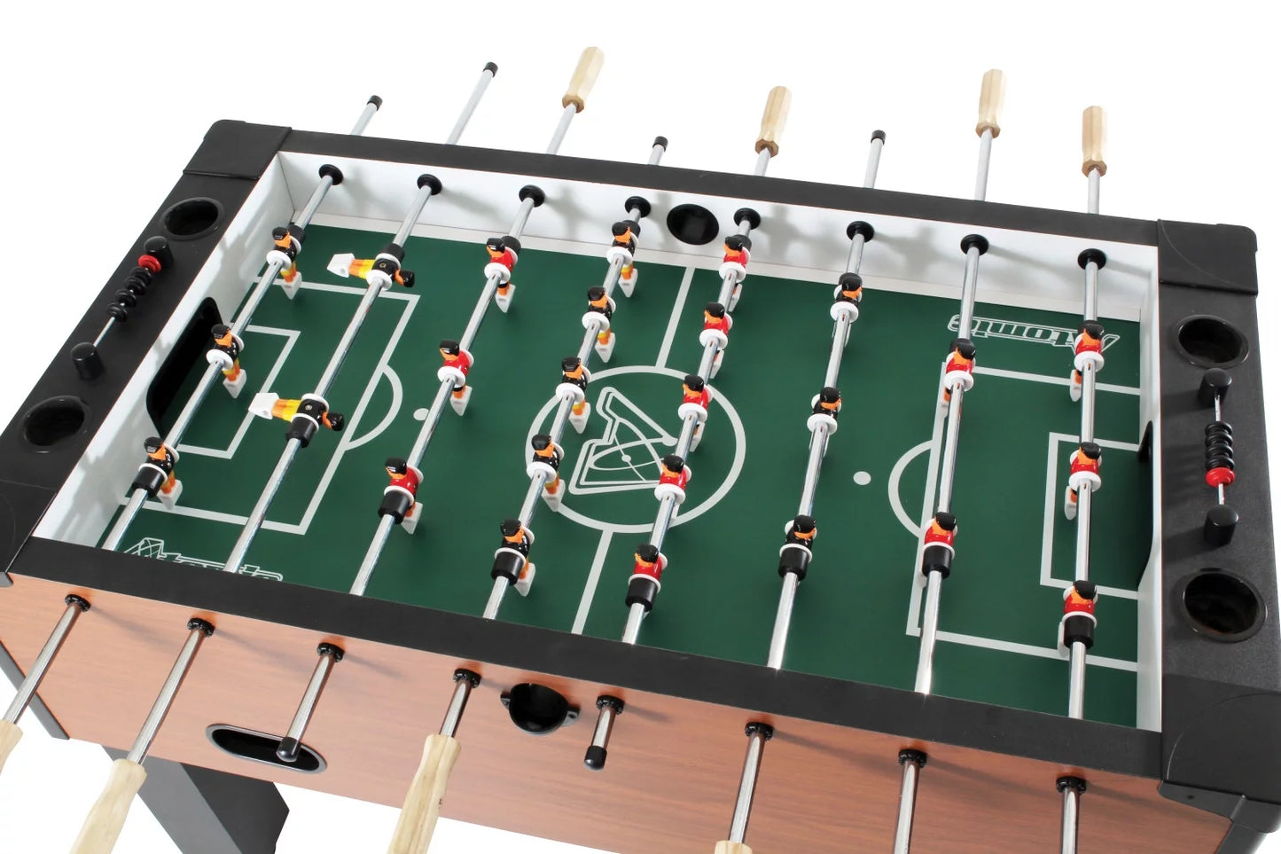 Gladiator 56" Foosball Table with Internal Ball Return System and Ball Entry and Integrated Cup Holders