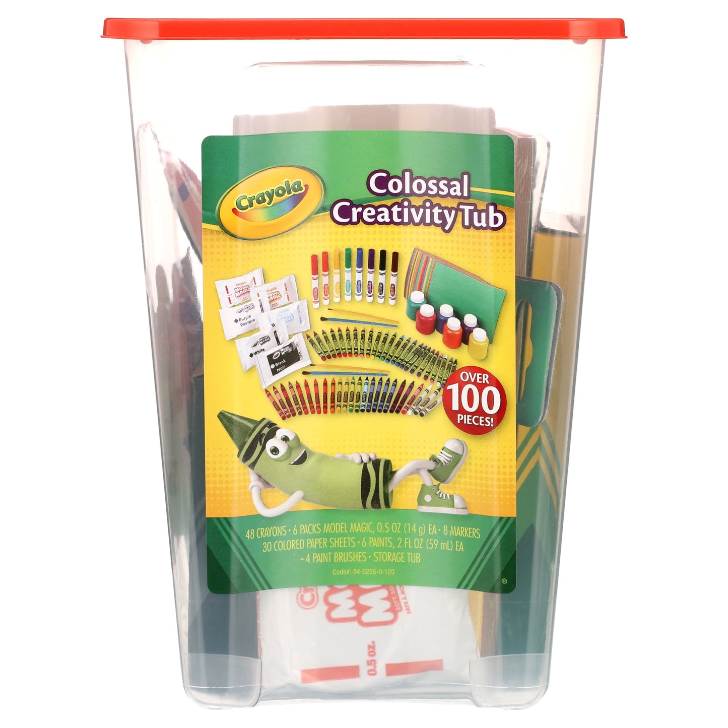 Creativity Tub, Art Set, 102 Pcs, Craft Supplies, Art Toys for Kids, Beginner Unisex Child