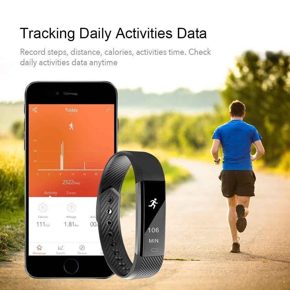 Smart Fitness Tracker |  Waterproof Activity Tracker with OLED Display