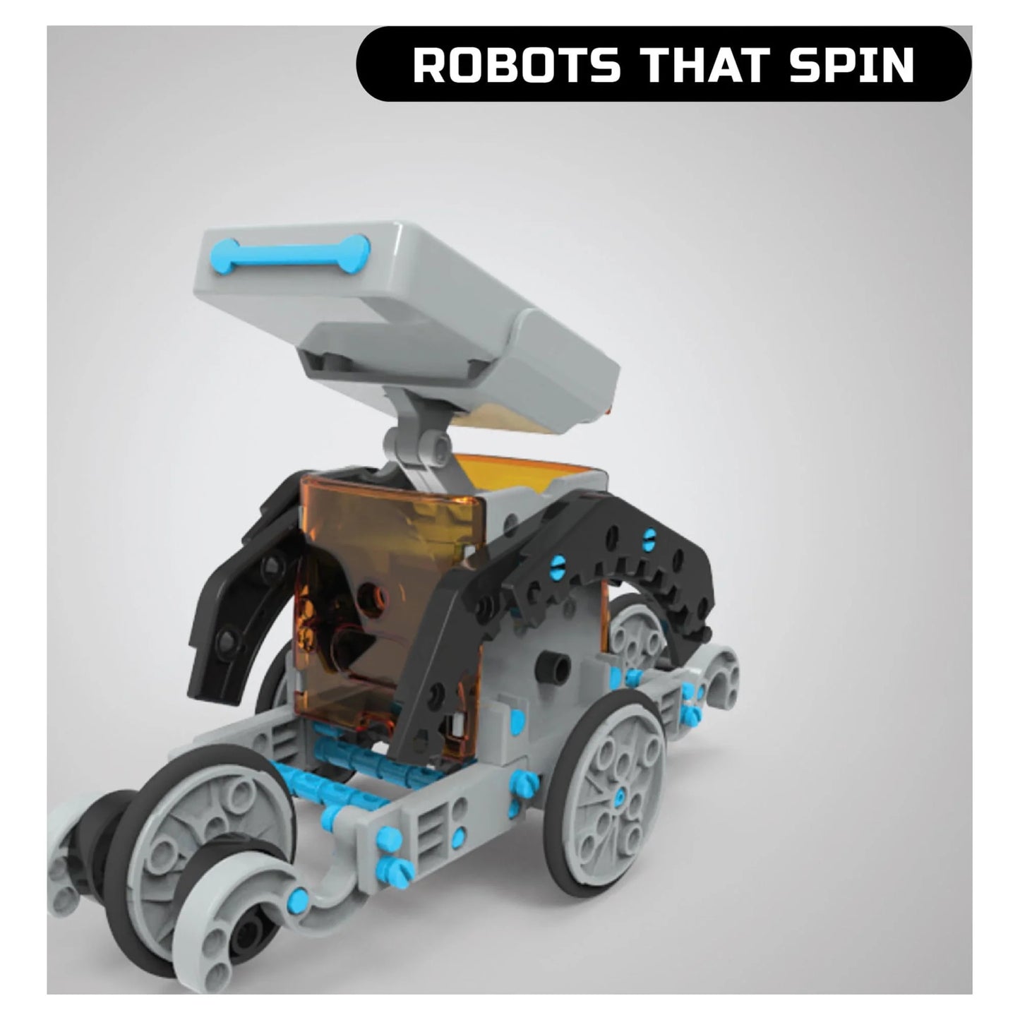 (2 Pack)  STEM 12-In-1 Solar Robot Creation 190-Piece Kit, Kids & Teens