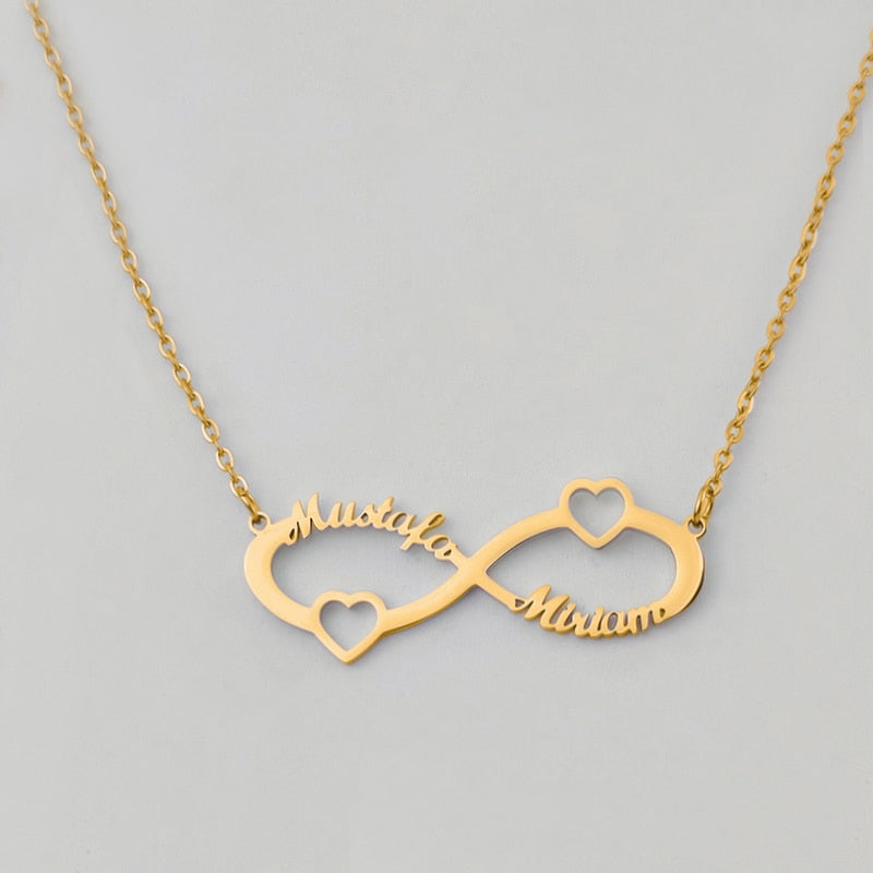 Infinity Letter Personalized Jewelry | Personalized Name Infinity