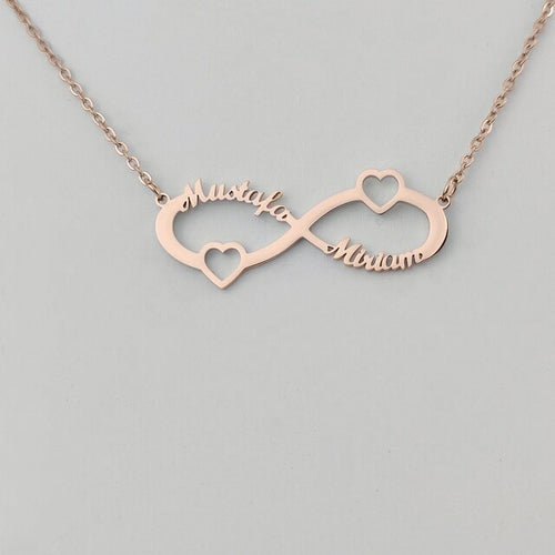 Infinity Letter Personalized Jewelry | Personalized Name Infinity