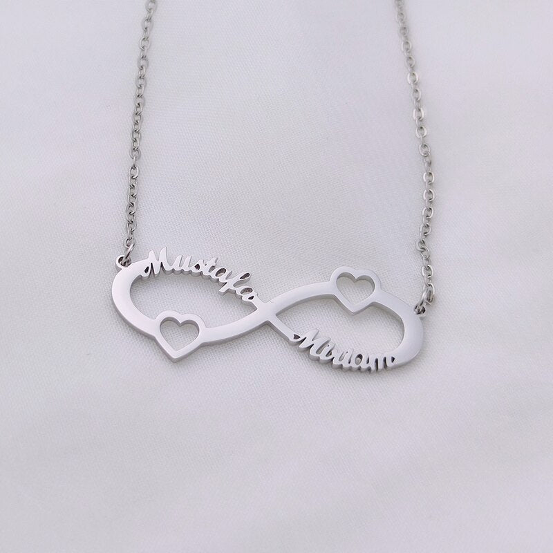 Infinity Letter Personalized Jewelry | Personalized Name Infinity