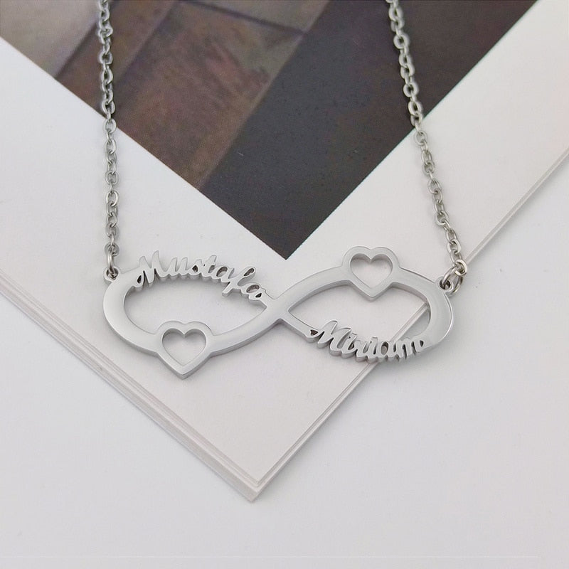 Infinity Letter Personalized Jewelry | Personalized Name Infinity