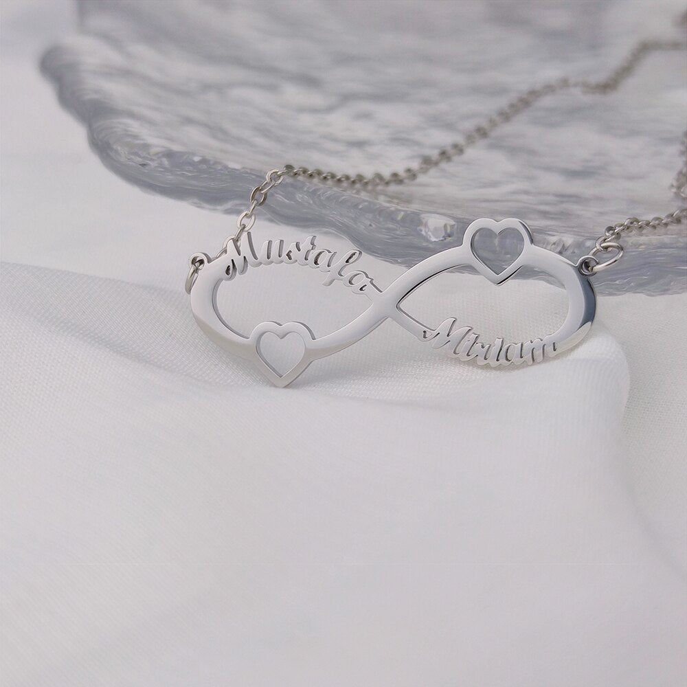 Infinity Letter Personalized Jewelry | Personalized Name Infinity