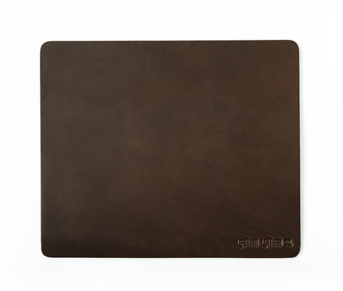 Leather Mouse Pad – Handcrafted Full-Grain Leather Desk Mat