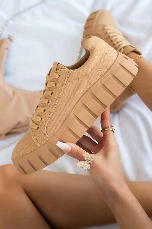 Women's Chunky Sole Tie-Dye and Black Sneakers