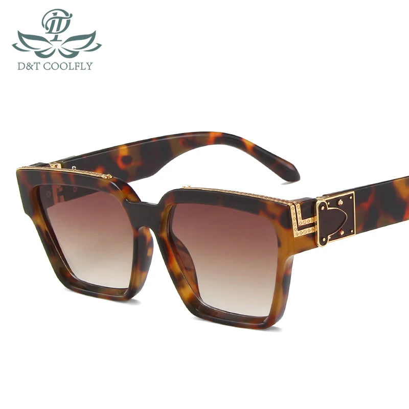 Luxury Oversized Square Sunglasses for Women
