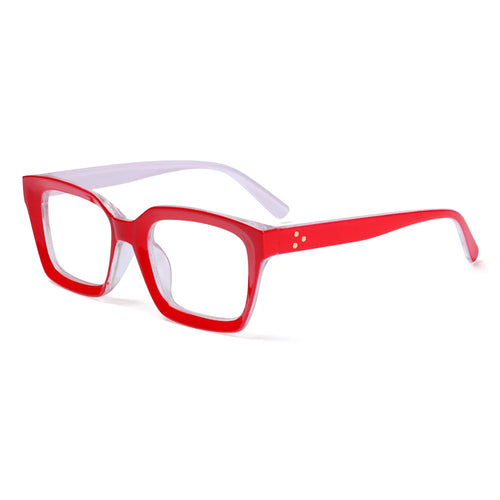 Bold Square Oversized Glasses for Women - Fashionable Clear Lens