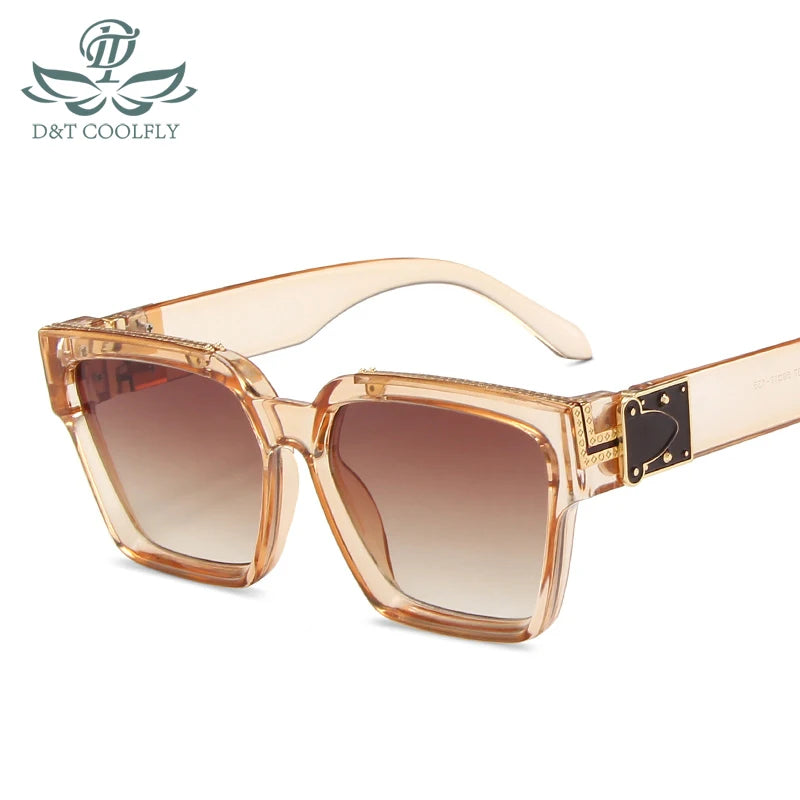Luxury Oversized Square Sunglasses for Women