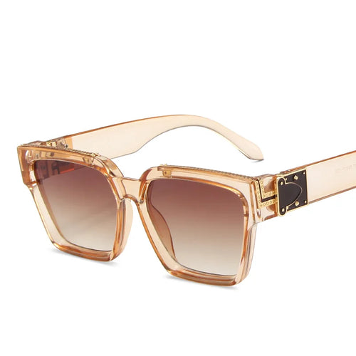 Luxury Oversized Square Sunglasses for Women