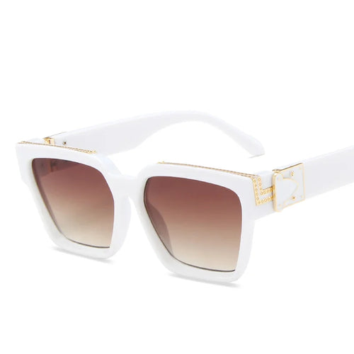 Luxury Oversized Square Sunglasses for Women