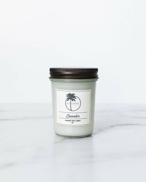 Les Crème Lavender Coconut Wax Candle – Aromatherapy Candle
