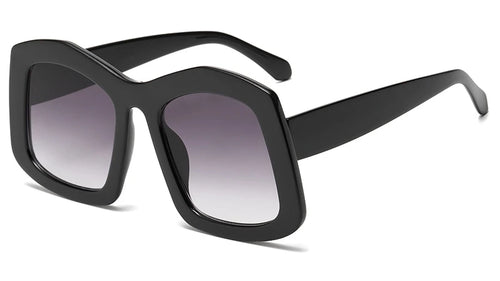 Bold Oversized Square Sunglasses for Women - Retro Fashion Shades