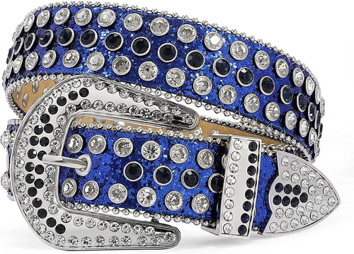 Women's Western Rhinestone Embellished Belt - Cowboy Belt