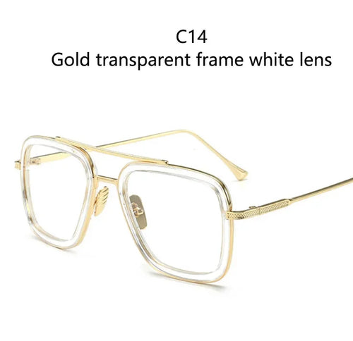 Tony Stark-Inspired Square Sunglasses for Men & Women