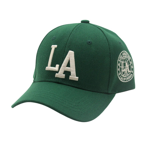 LA Embroidered Baseball Cap - Adjustable Snapback Hat for Men & Women