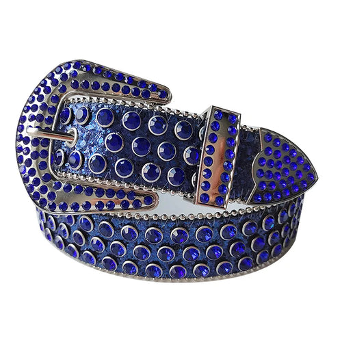 Women's Western Rhinestone Embellished Belt - Cowboy Belt