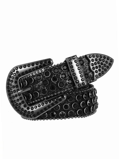 Women's Western Rhinestone Embellished Belt - Cowboy Belt