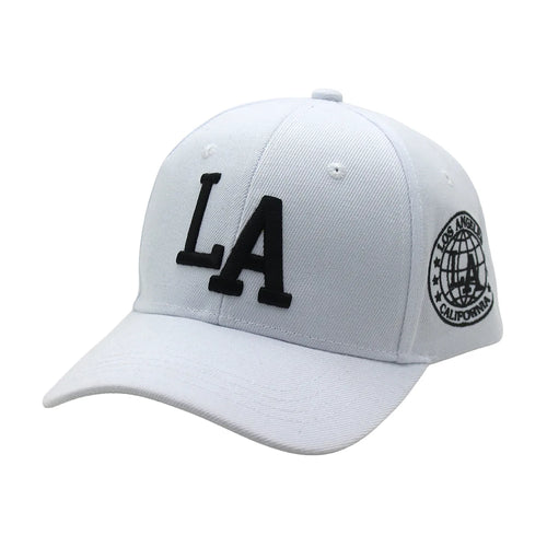 LA Embroidered Baseball Cap - Adjustable Snapback Hat for Men & Women