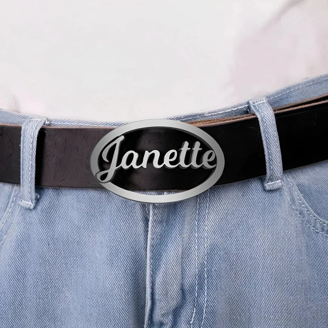 Custom Name Belt Buckle Personalized Polished Personalized Luxury