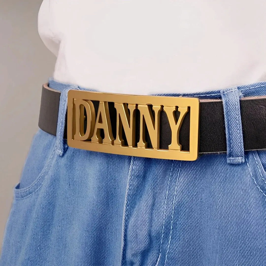 Custom Name Belt Buckle Personalized Polished Personalized Luxury