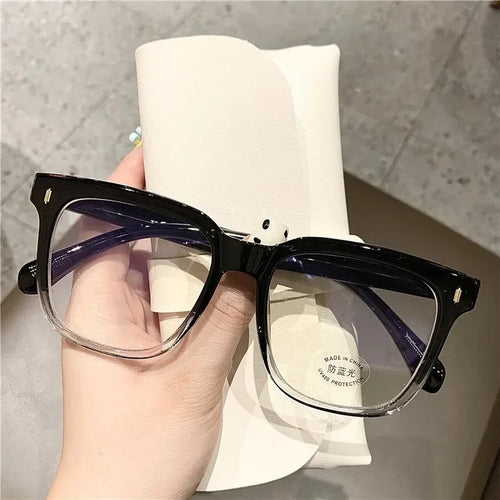Square Anti-Blue Light Glasses for Women & Men - Fashionable