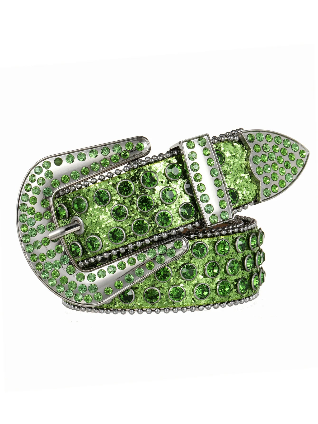Women's Western Rhinestone Embellished Belt - Cowboy Belt