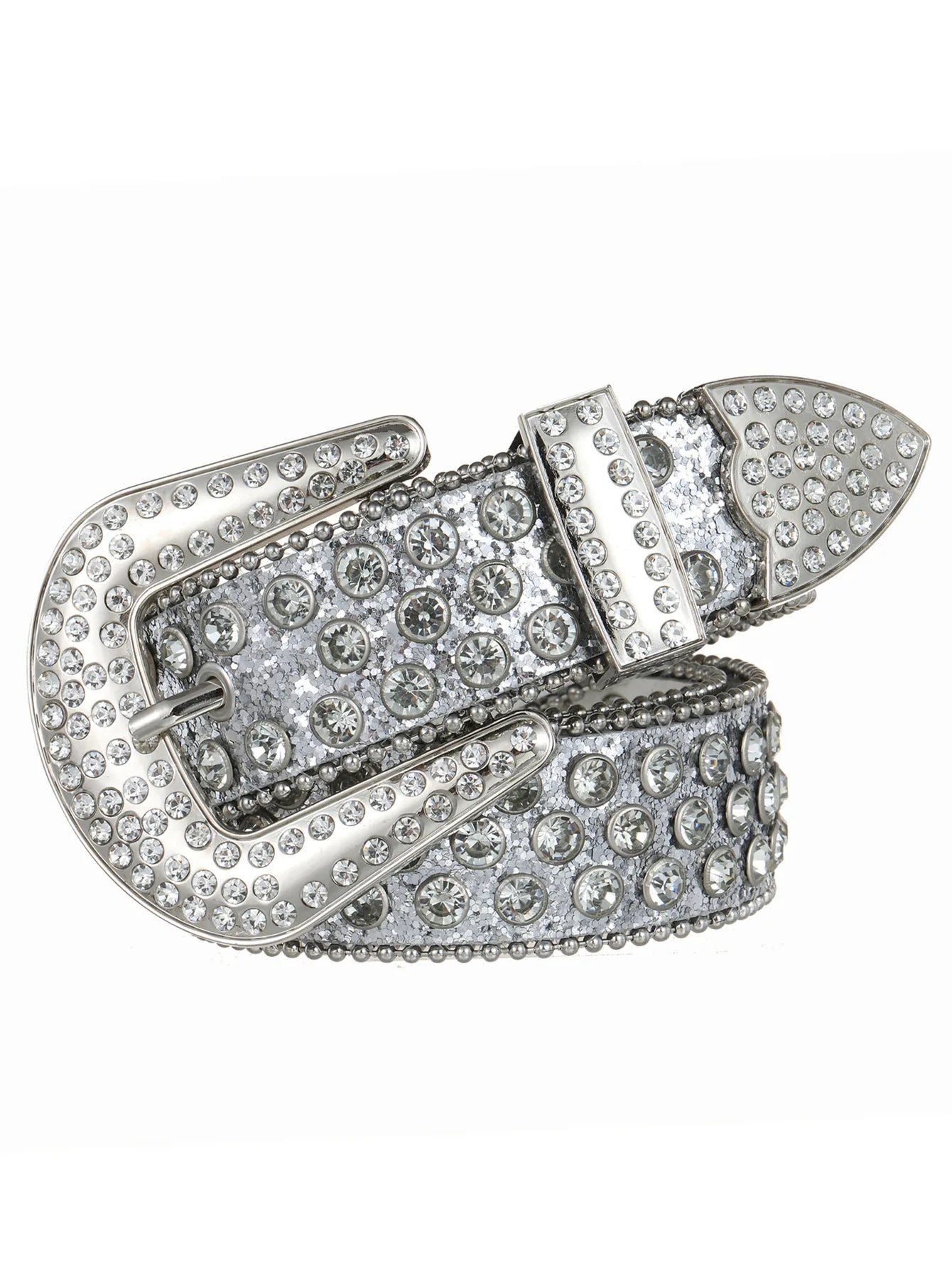 Women's Western Rhinestone Embellished Belt - Cowboy Belt