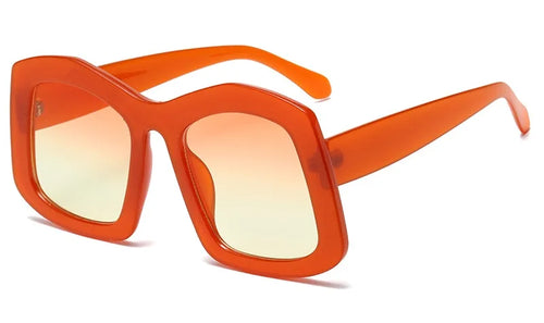 Bold Oversized Square Sunglasses for Women - Retro Fashion Shades