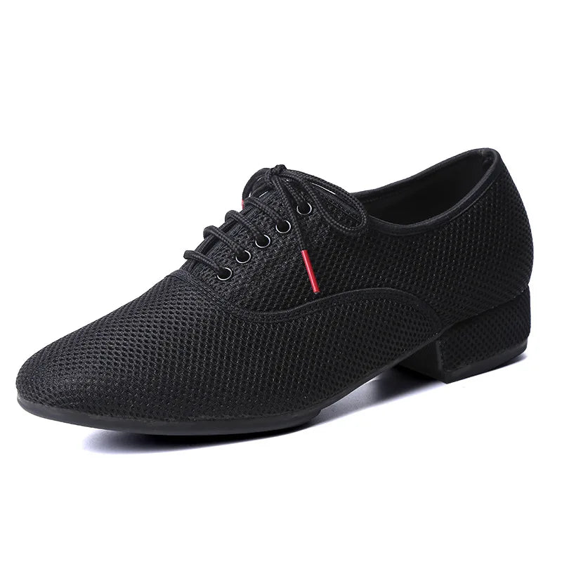 Breathable Mesh Ballroom Dance Shoes for Men - Lightweight