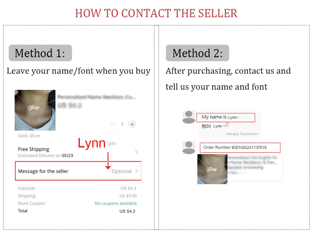 Custom Name Necklace -Sexikinis Swim