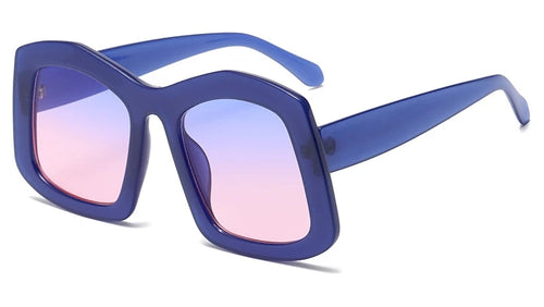 Bold Oversized Square Sunglasses for Women - Retro Fashion Shades