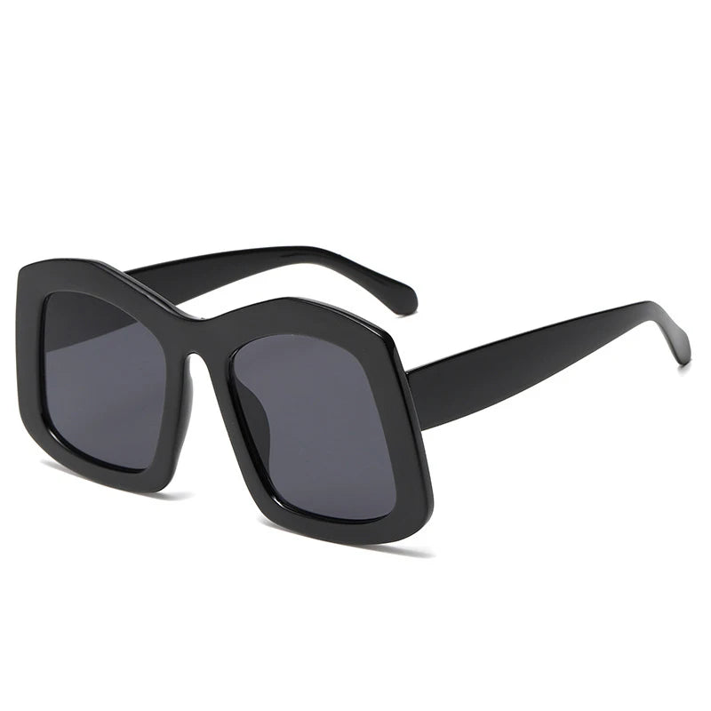 Bold Oversized Square Sunglasses for Women - Retro Fashion Shades