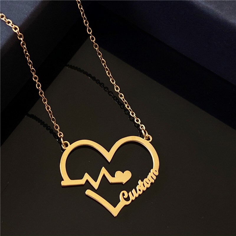 Stainless Steel Customized Name Necklaces for Women Personalized