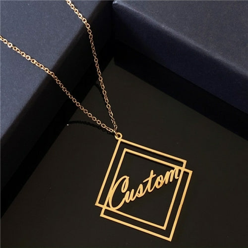 Stainless Steel Customized Name Necklaces for Women Personalized