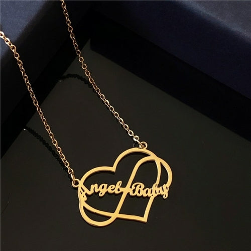 Stainless Steel Customized Name Necklaces for Women Personalized