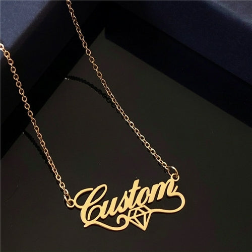 Stainless Steel Customized Name Necklaces for Women Personalized