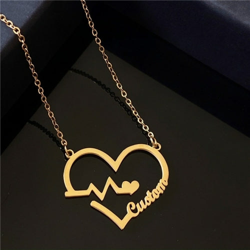 Stainless Steel Customized Name Necklaces for Women Personalized