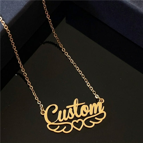 Stainless Steel Customized Name Necklaces for Women Personalized
