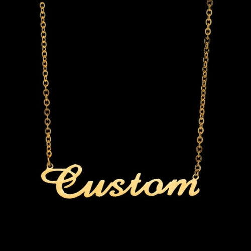 Stainless Steel Customized Name Necklaces for Women Personalized