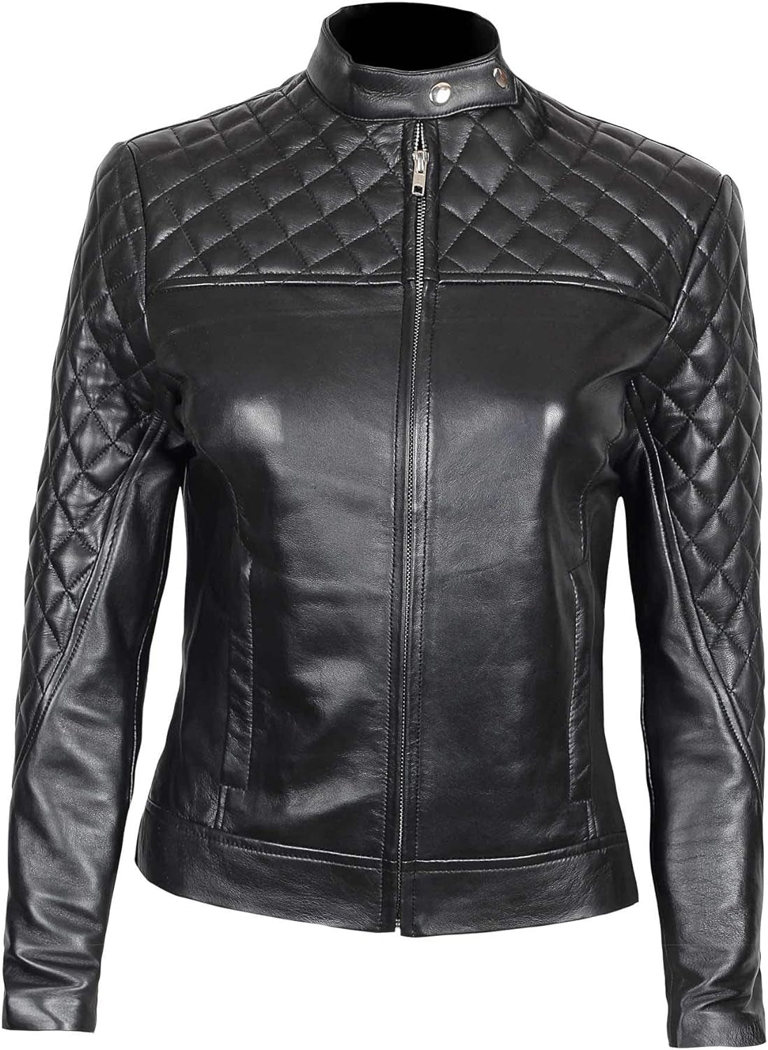 Women Leather Jacket - Real Lambskin Leather Jackets for Women