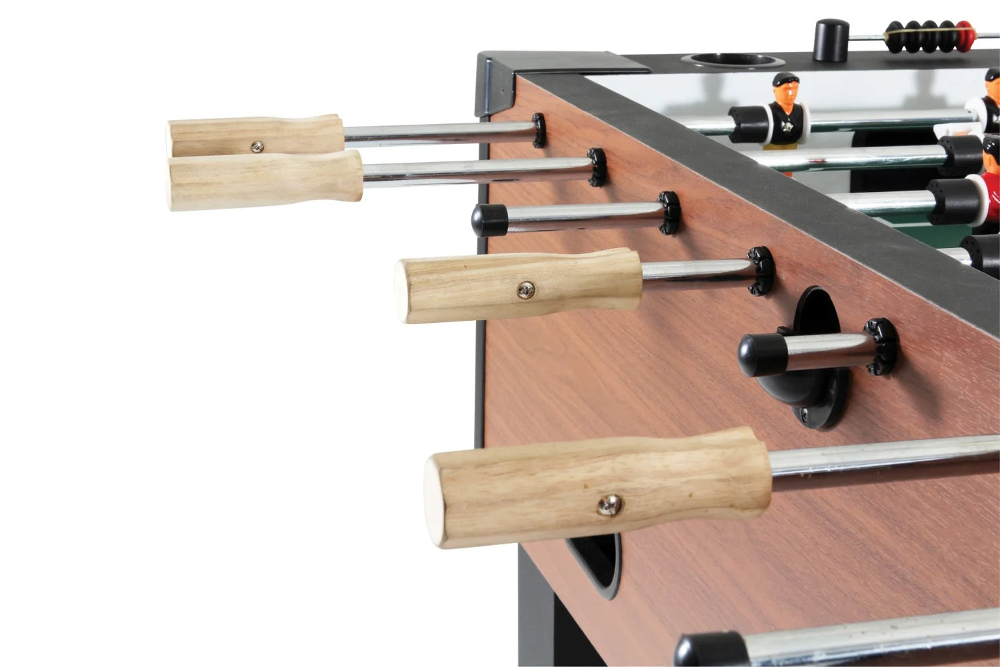 Gladiator 56" Foosball Table with Internal Ball Return System and Ball Entry and Integrated Cup Holders