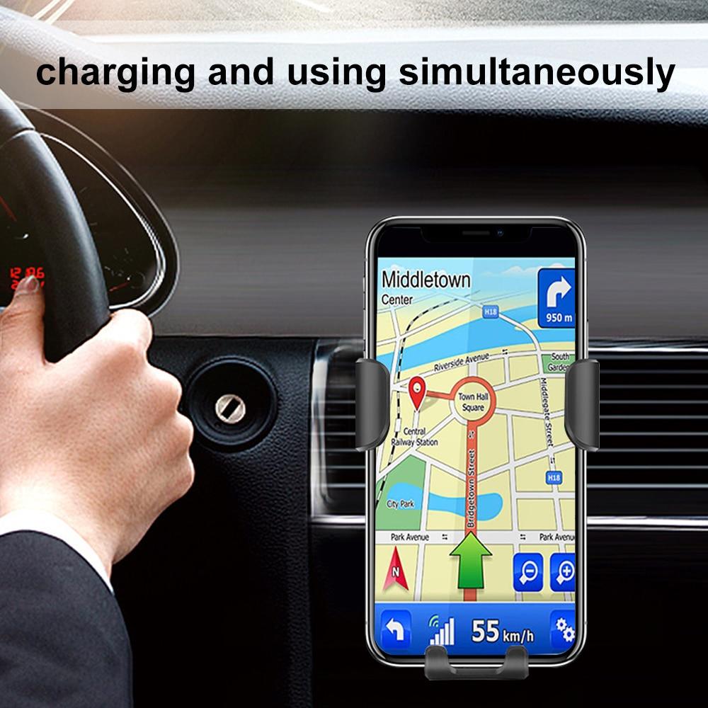 Wireless Car Charger with Automatic Clamping