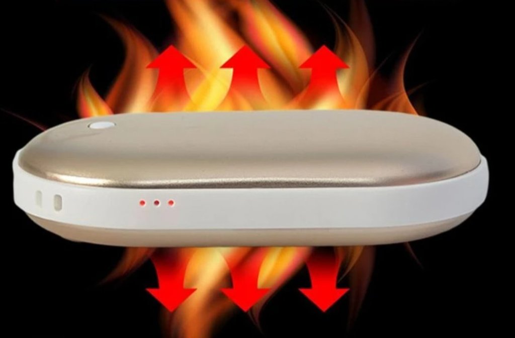 2-in-1 Quick Heating Electric Hand Warmer with USB Charging
