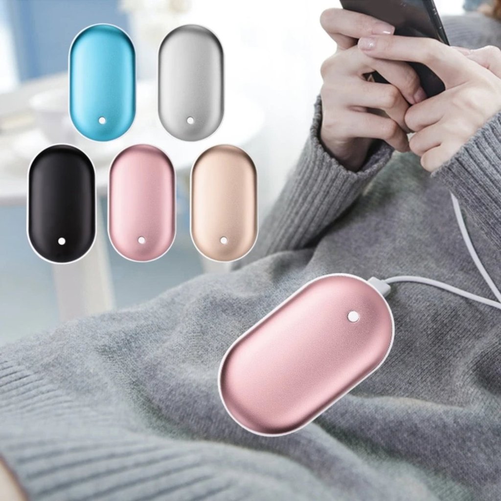 2-in-1 Quick Heating Electric Hand Warmer with USB Charging