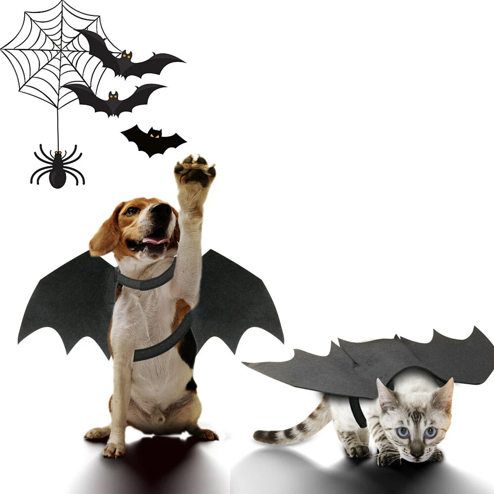 Halloween Bat Wings Costume for Dogs and Cats