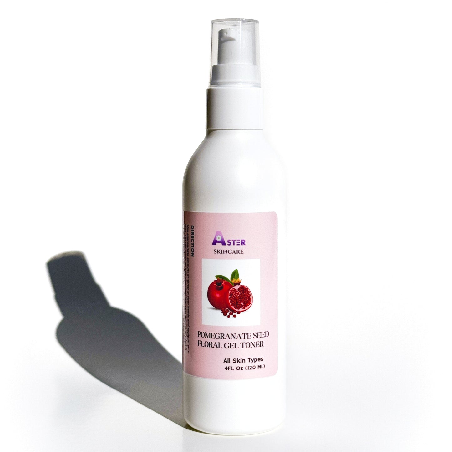 "Pomegranate Seed Floral Gel Toner | Hydrating & Rejuvenating