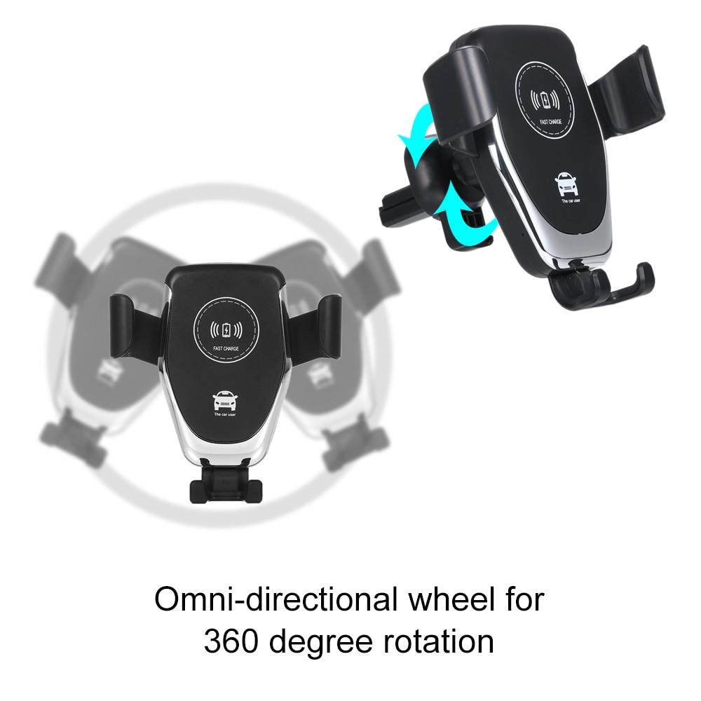 Wireless Car Charger with Automatic Clamping