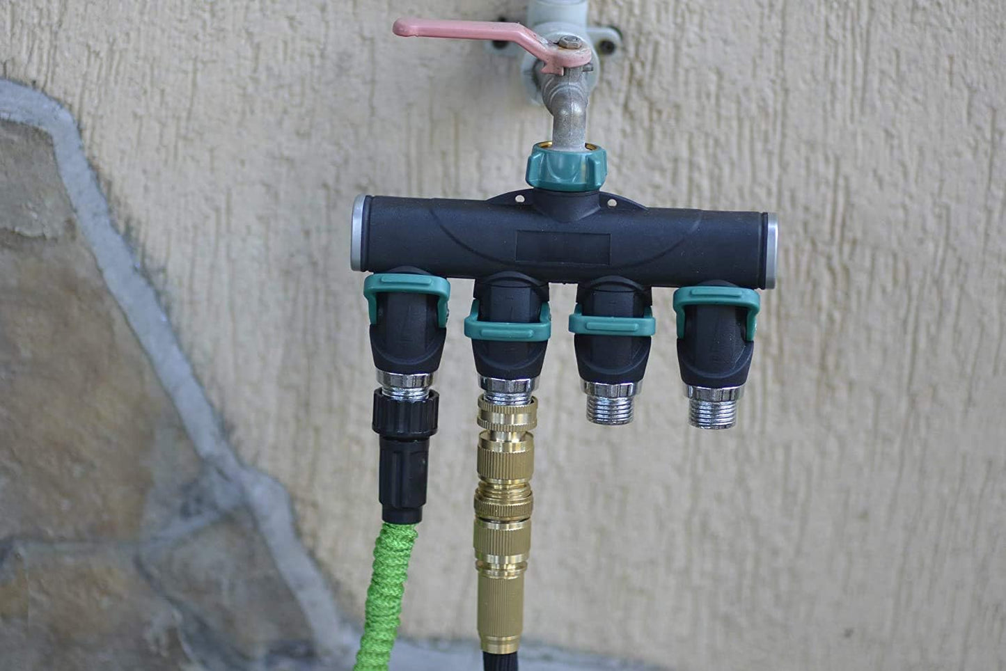 Garden Hose Quick Connector Set Solid Brass 3/4 Inch GHT Water Fitings Thread Easy Connect No-Leak Male Female Value (10, Internal Thread Quick Connector) IQC-10